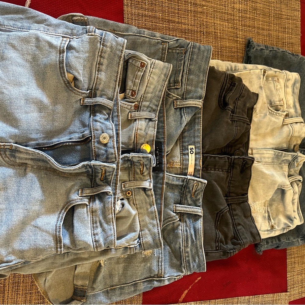 7 pairs of blue jeans shorts
